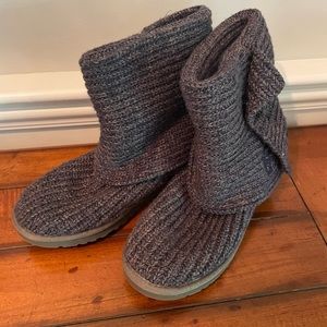 Grey high or low rise Ugg boots
